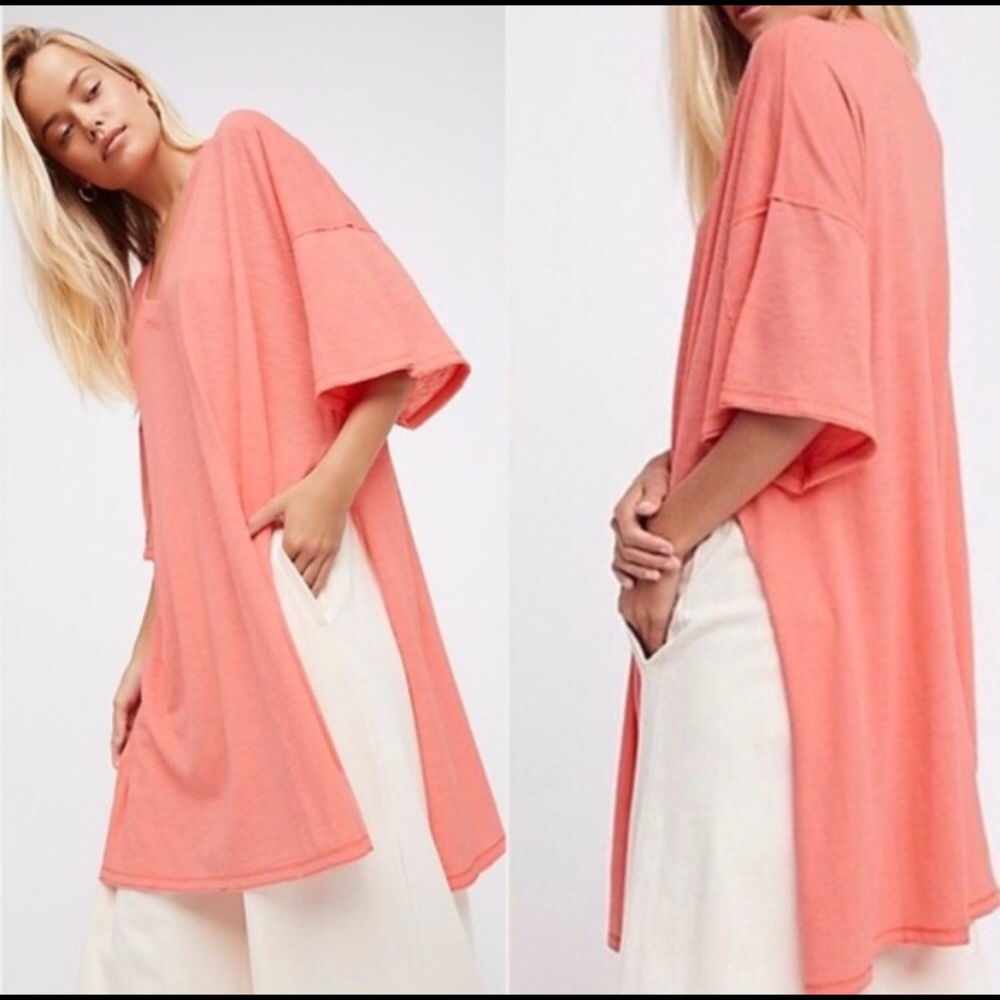 Free People Split Hem Top